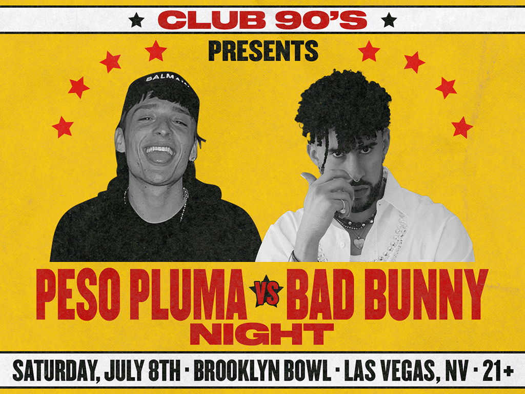 Peso pluma VS bad bunny (perreo night) Tickets Boletos at Casablanca Lounge