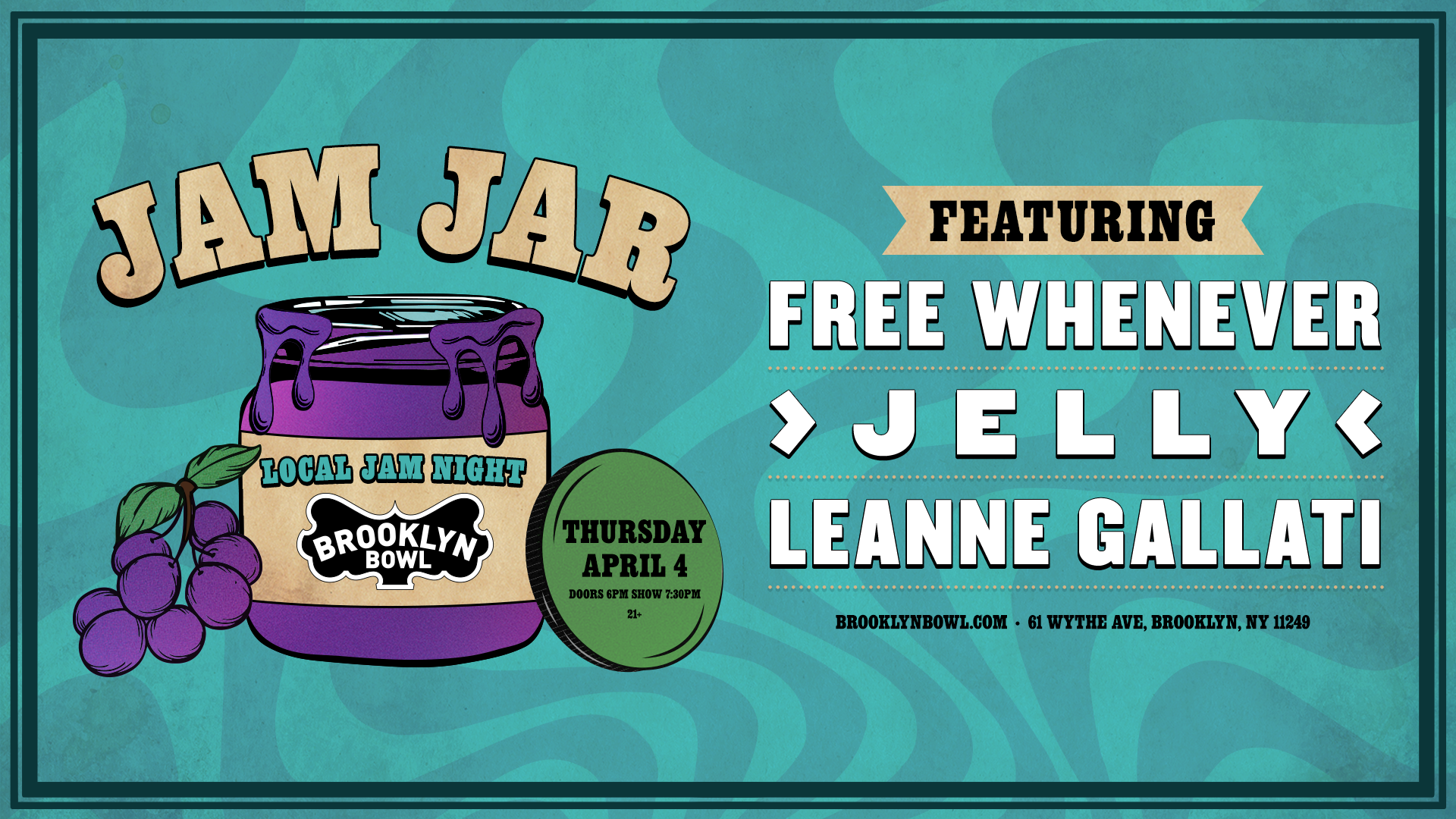 Free Whenever + Jelly + Leanne Gallati