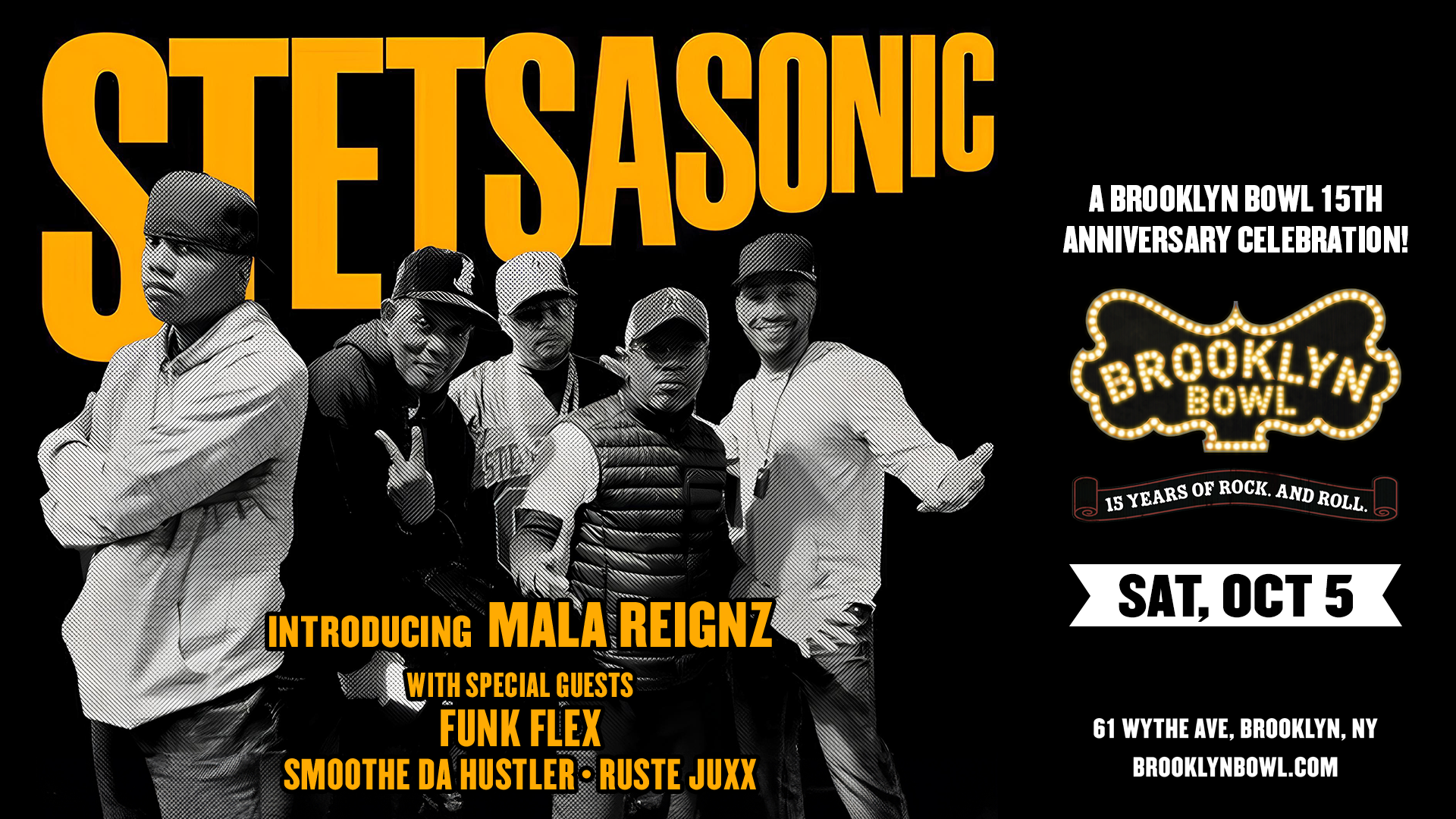 Stetsasonic | Brooklyn Bowl