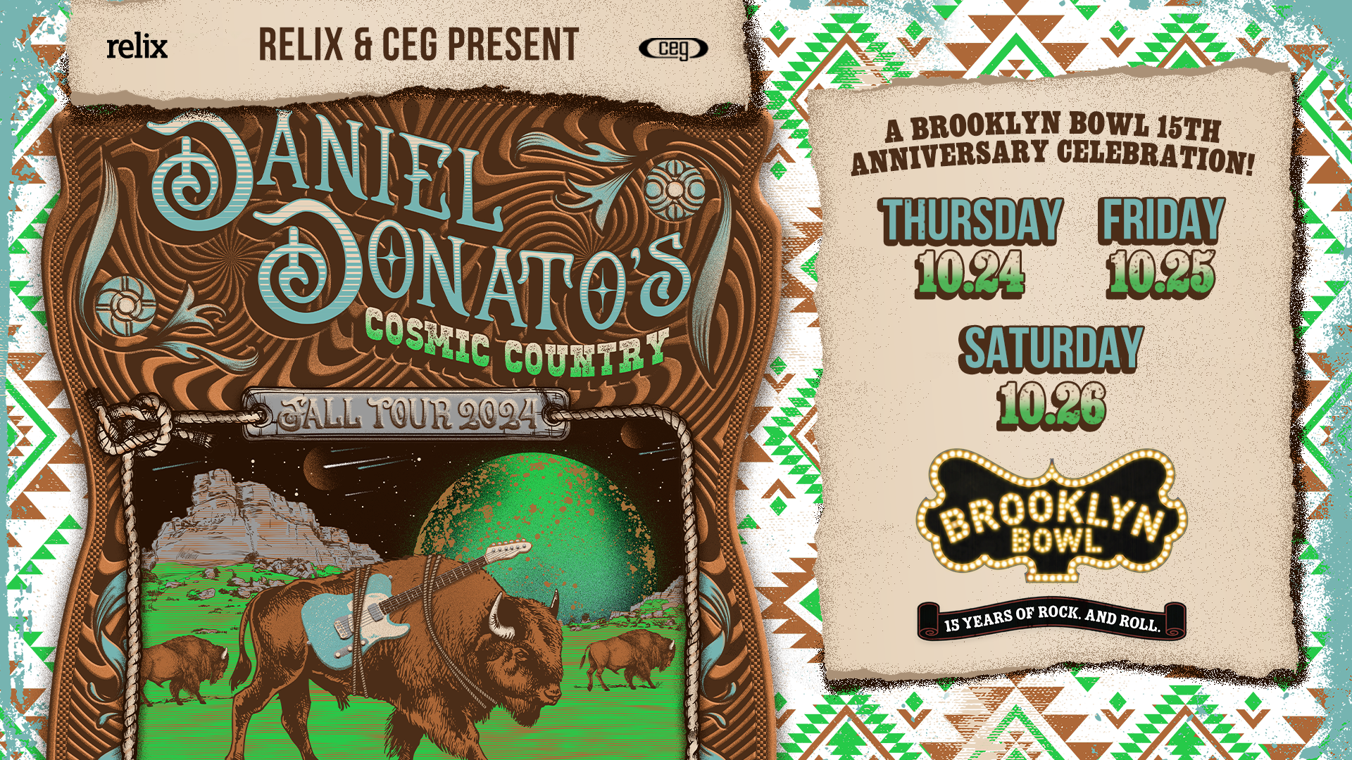 Daniel Donato's Cosmic Country - Fall Tour 2024