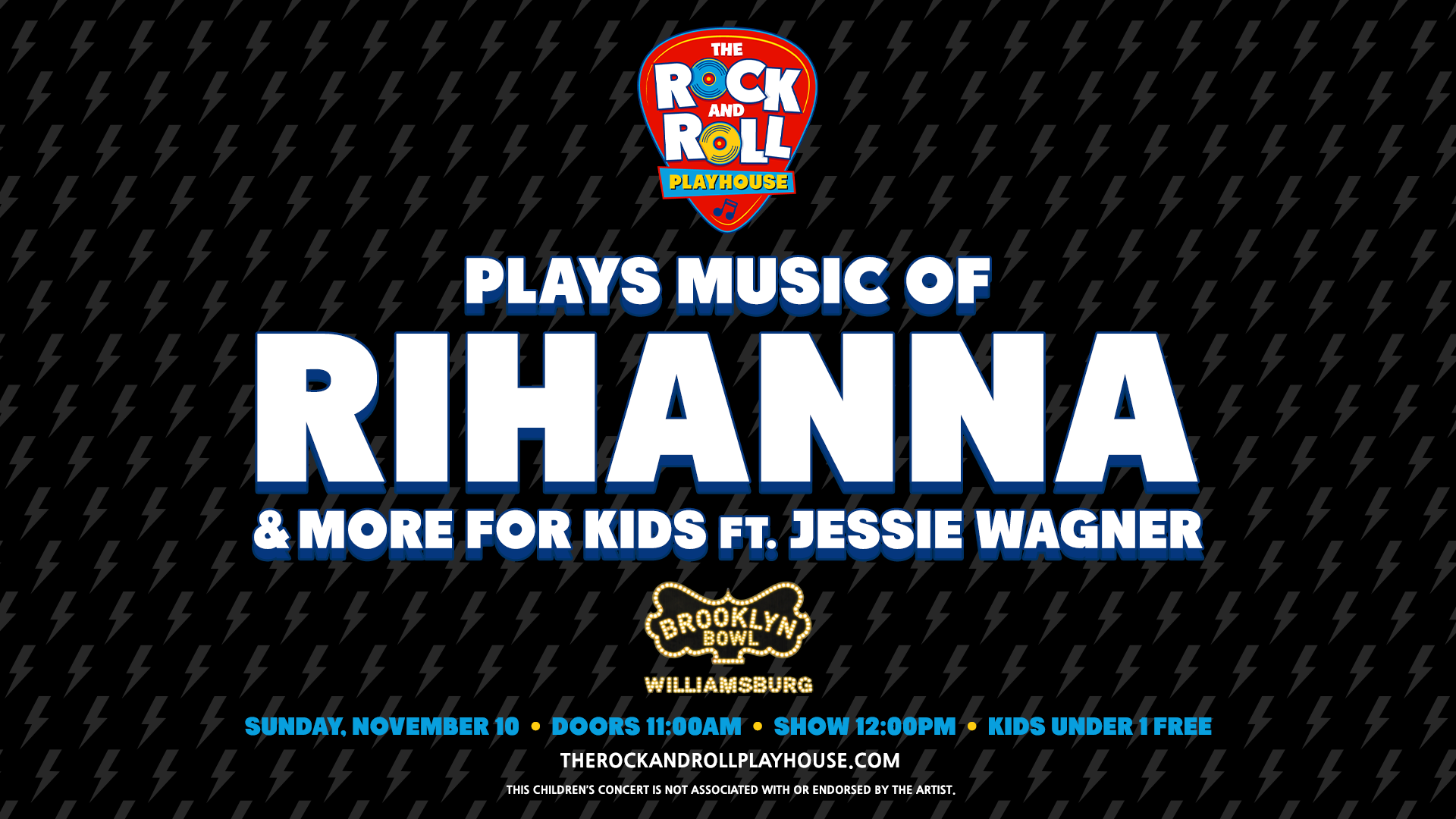 More Info for The Rock and Roll Playhouse plays the Music of Rihanna + More for Kids