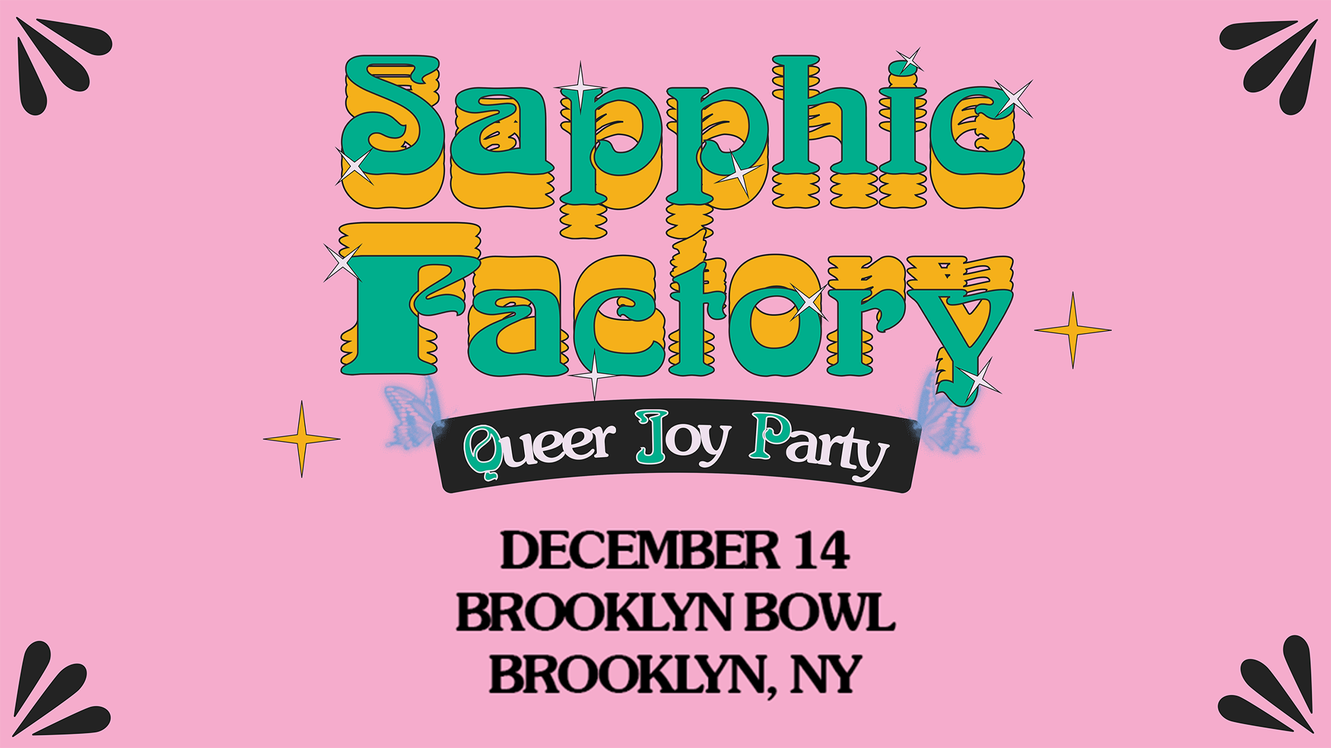 More Info for sapphic factory: queer joy party