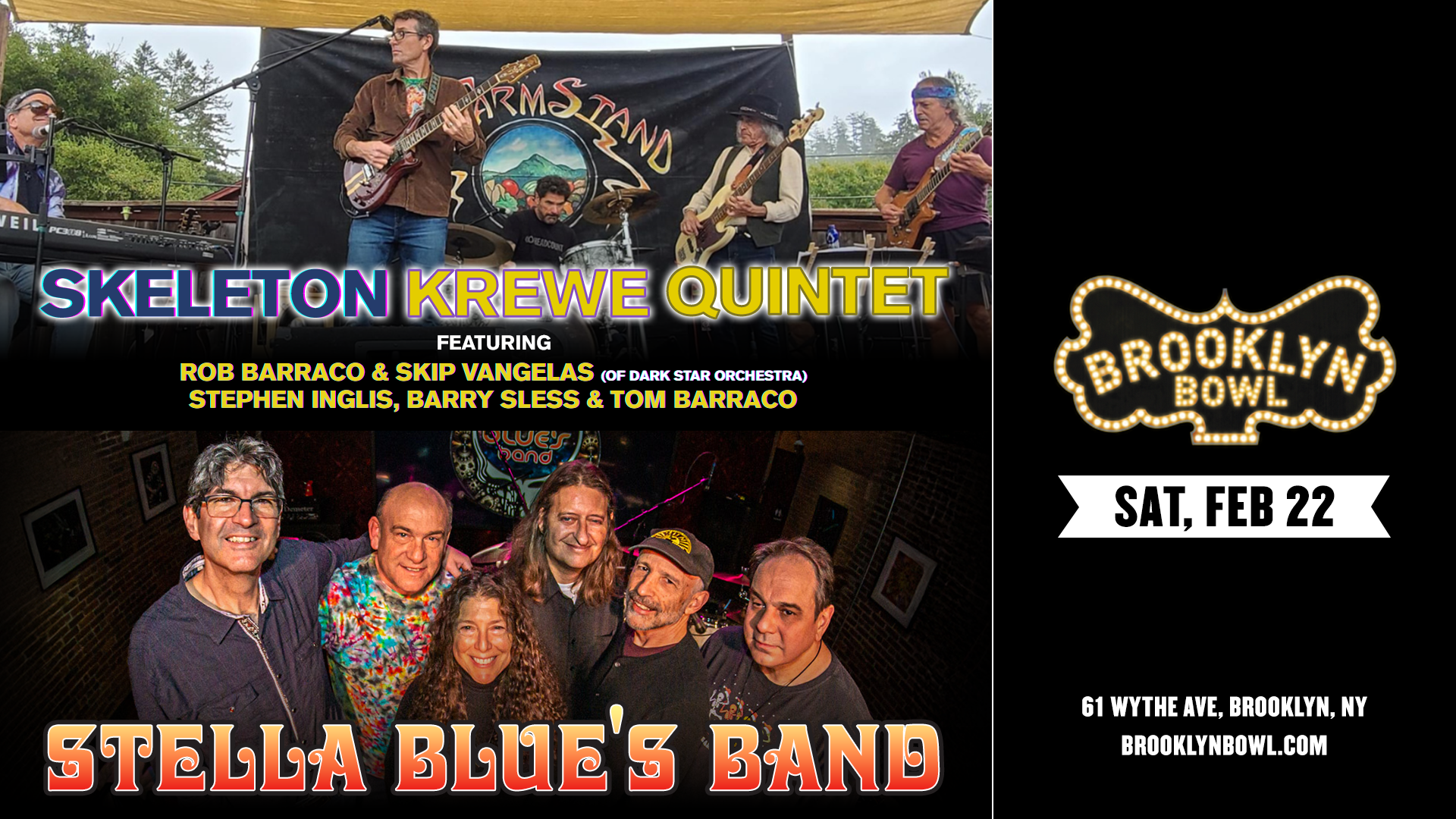 More Info for The Skeleton Krewe Quintet featuring Rob Barraco, Skip Vangelas, Stephen Inglis, Barry Sless and Tom Barraco 